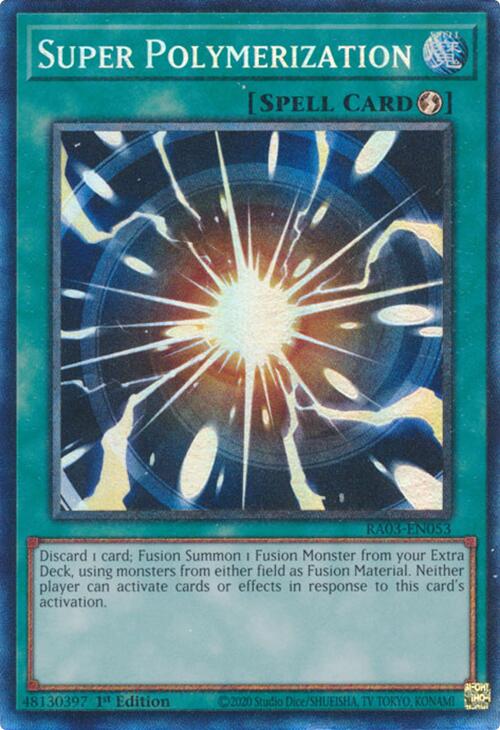 Super Polymerization (CR) [RA03-EN053] Prismatic Collector's Rare Yu-Gi-Oh!