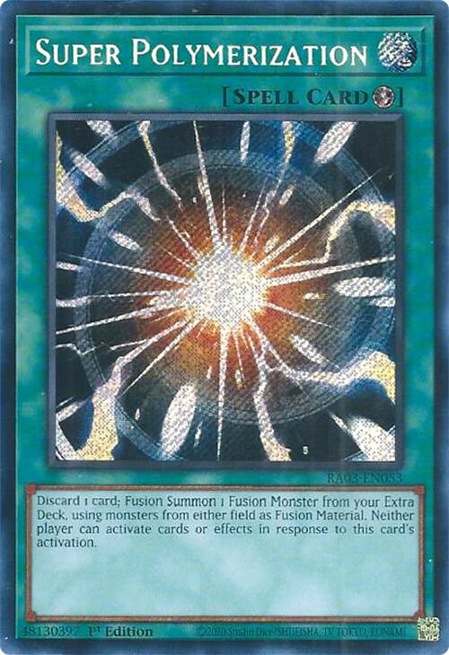 Super Polymerization (Secret Rare) [RA03-EN053] Secret Rare Yu-Gi-Oh!