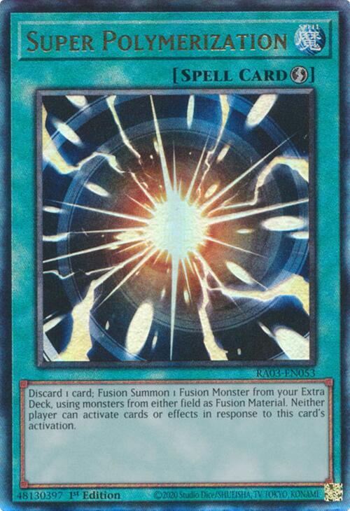 Super Polymerization (UTR) [RA03-EN053] Prismatic Ultimate Rare Yu-Gi-Oh!