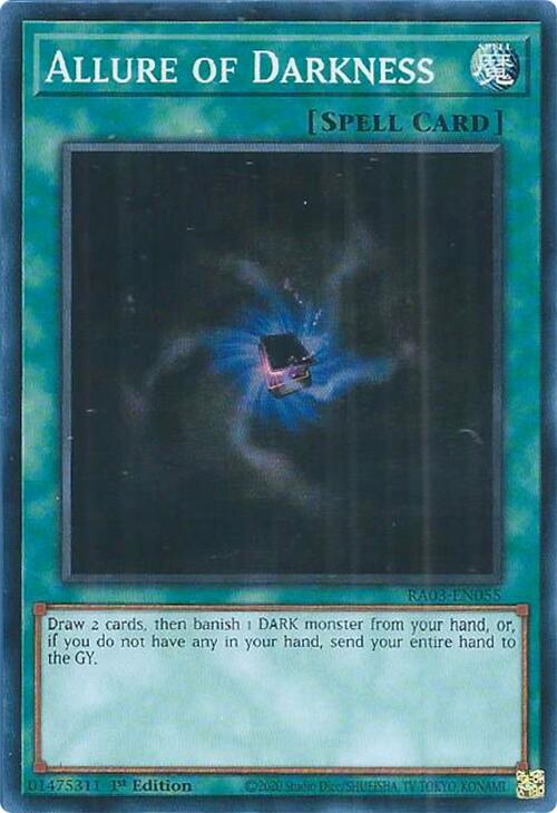 Allure of Darkness [RA03-EN055] Super Rare Yu-Gi-Oh!