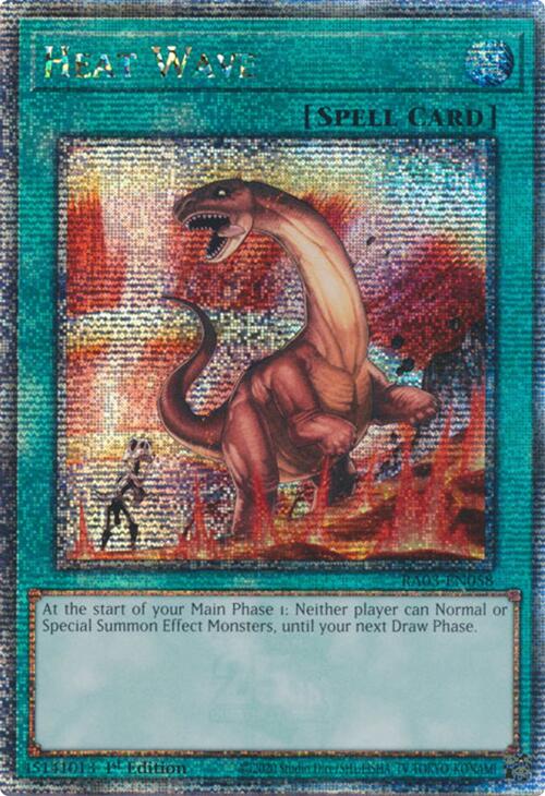 Heat Wave (Quarter Century Secret Rare) [RA03-EN058] Quarter Century Secret Rare Yu-Gi-Oh!