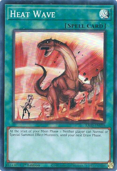 Heat Wave [RA03-EN058] Super Rare Yu-Gi-Oh!
