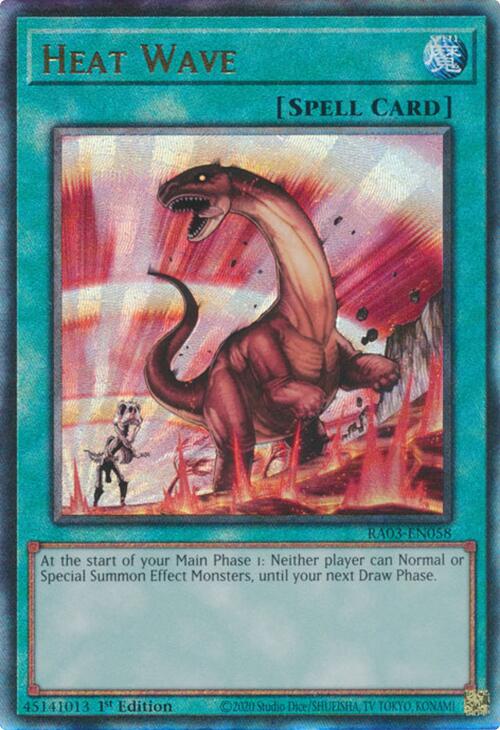 Heat Wave (UTR) [RA03-EN058] Prismatic Ultimate Rare Yu-Gi-Oh!