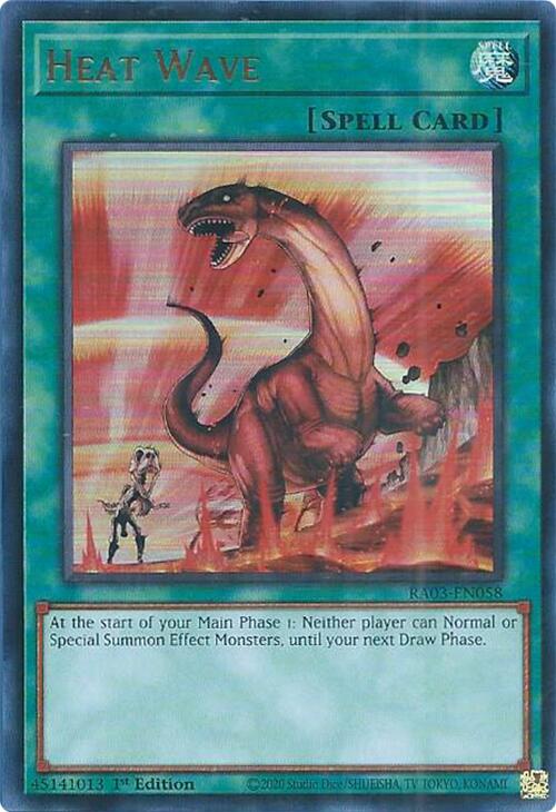 Heat Wave (UR) [RA03-EN058] Ultra Rare Yu-Gi-Oh!