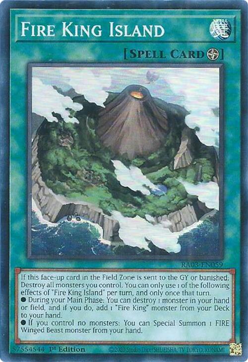 Fire King Island [RA03-EN059] Super Rare Yu-Gi-Oh!