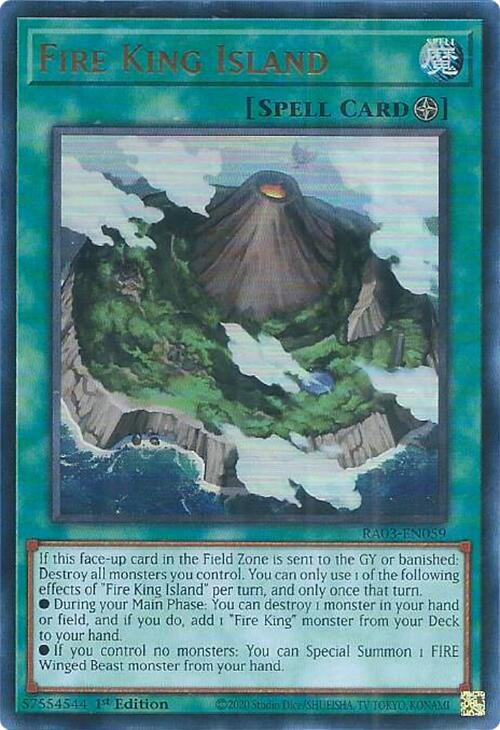 Fire King Island (UR) [RA03-EN059] Ultra Rare Yu-Gi-Oh!
