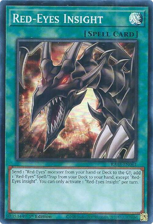 Red-Eyes Insight [RA03-EN061] Super Rare Yu-Gi-Oh!