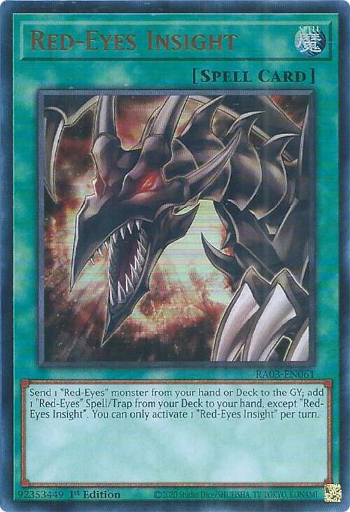 Red-Eyes Insight (UR) [RA03-EN061] Ultra Rare Yu-Gi-Oh!