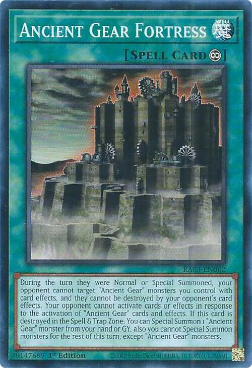 Ancient Gear Fortress [RA03-EN062] Super Rare Yu-Gi-Oh!