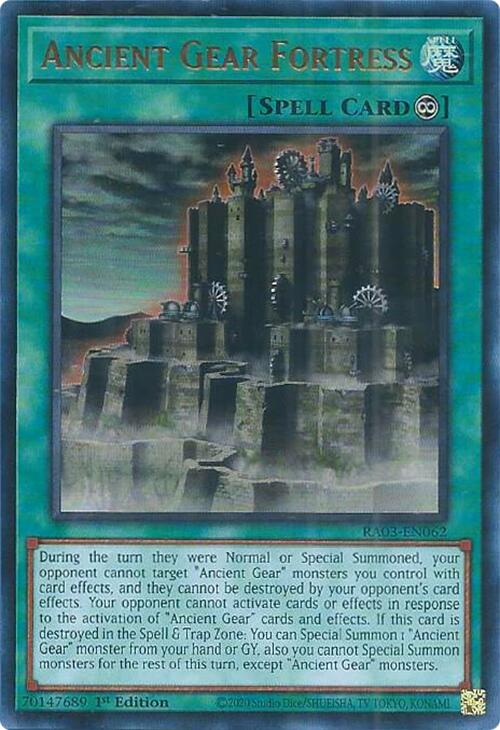 Ancient Gear Fortress (UR) [RA03-EN062] Ultra Rare Yu-Gi-Oh!