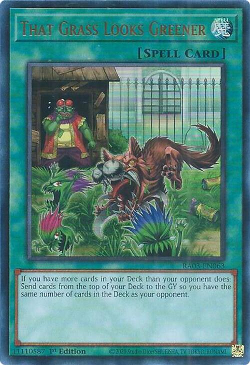 That Grass Looks Greener (UR) [RA03-EN063] Ultra Rare Yu-Gi-Oh!
