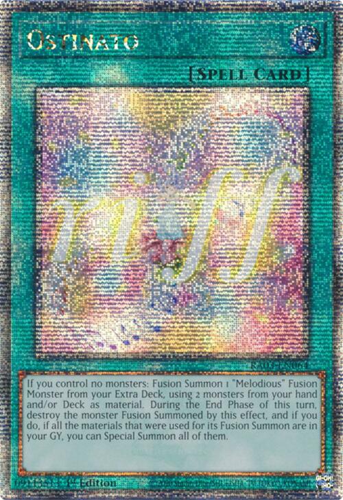 Ostinato (Quarter Century Secret Rare) [RA03-EN064] Quarter Century Secret Rare Yu-Gi-Oh!