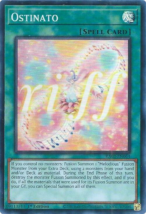 Ostinato [RA03-EN064] Super Rare Yu-Gi-Oh!