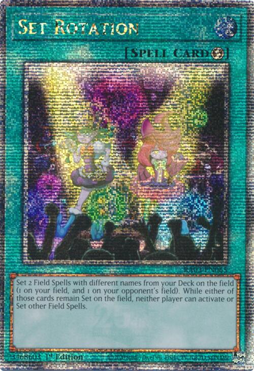 Set Rotation (Quarter Century Secret Rare) [RA03-EN065] Quarter Century Secret Rare Yu-Gi-Oh!