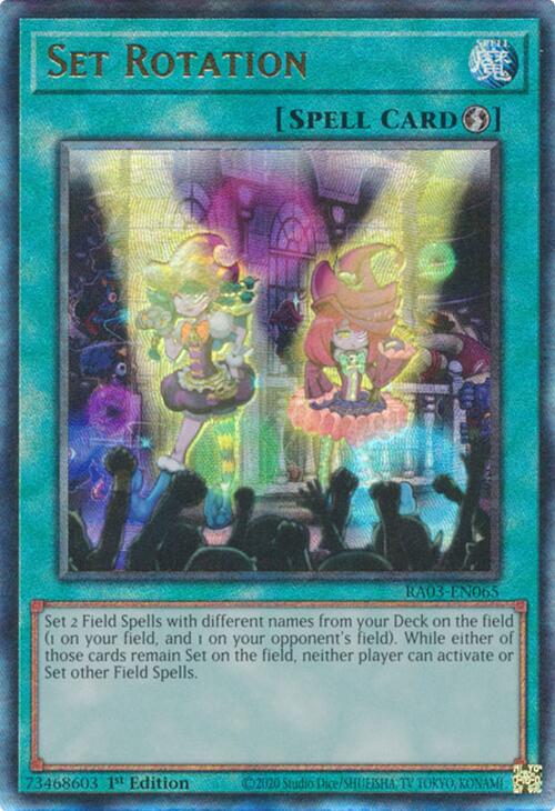 Set Rotation (UTR) [RA03-EN065] Prismatic Ultimate Rare Yu-Gi-Oh!