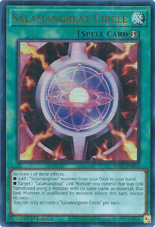 Salamangreat Circle (UR) [RA03-EN066] Ultra Rare Yu-Gi-Oh!