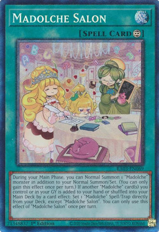 Madolche Salon (CR) [RA03-EN069] Prismatic Collector's Rare Yu-Gi-Oh!