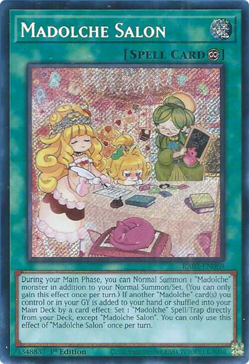 Madolche Salon (Secret Rare) [RA03-EN069] Secret Rare Yu-Gi-Oh!