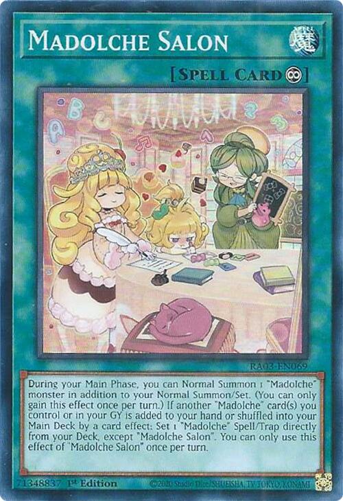 Madolche Salon [RA03-EN069] Super Rare Yu-Gi-Oh!
