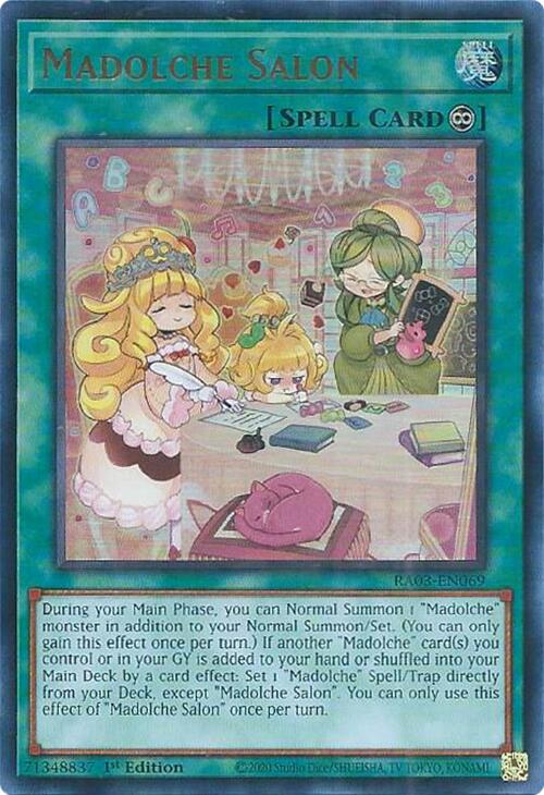 Madolche Salon (UR) [RA03-EN069] Ultra Rare Yu-Gi-Oh!