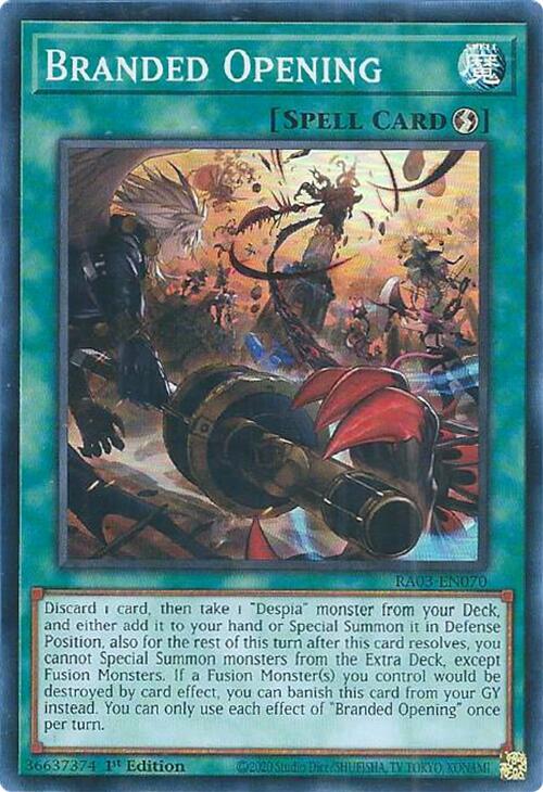 Branded Opening [RA03-EN070] Super Rare Yu-Gi-Oh!
