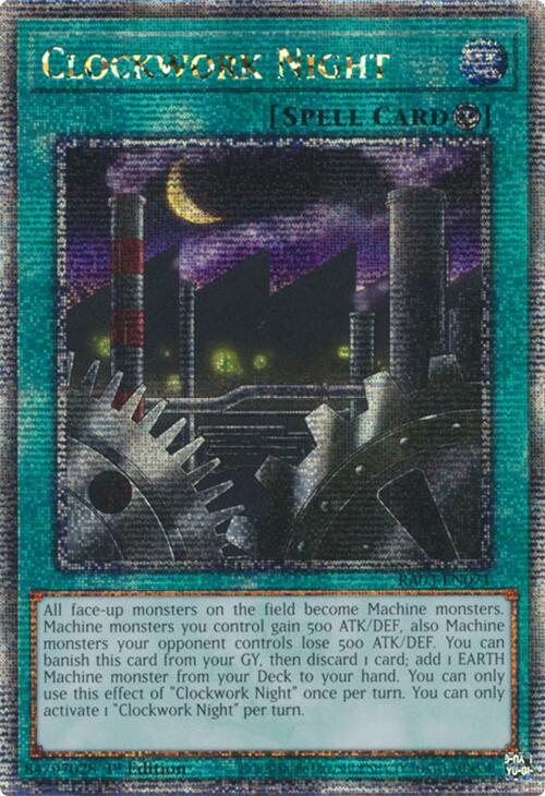 Clockwork Night (Quarter Century Secret Rare) [RA03-EN071] Quarter Century Secret Rare Yu-Gi-Oh!