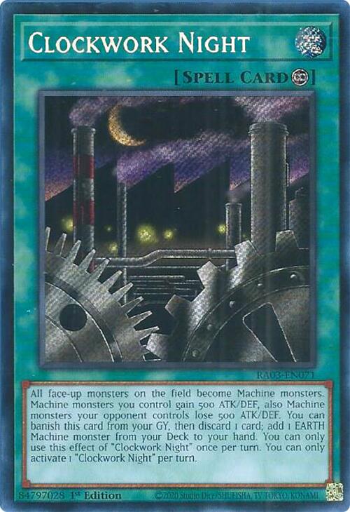 Clockwork Night (Secret Rare) [RA03-EN071] Secret Rare Yu-Gi-Oh!