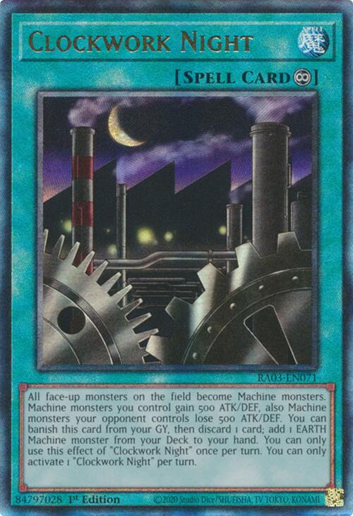 Clockwork Night (UTR) [RA03-EN071] Prismatic Ultimate Rare Yu-Gi-Oh!