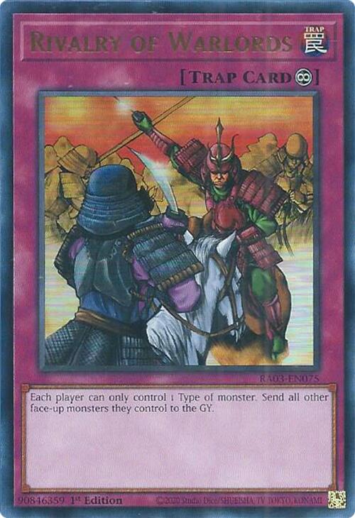 Rivalry of Warlords (UR) [RA03-EN075] Ultra Rare Yu-Gi-Oh!