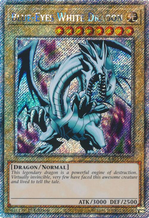 Blue-Eyes White Dragon (Platinum Secret Rare) [RA03-EN079] Platinum Secret Rare Yu-Gi-Oh!