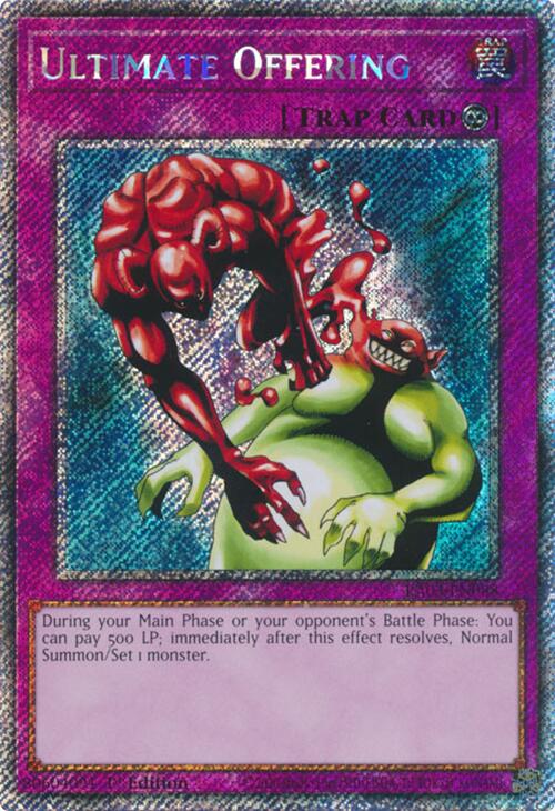 Ultimate Offering (Platinum Secret Rare) [RA03-EN088] Platinum Secret Rare Yu-Gi-Oh!