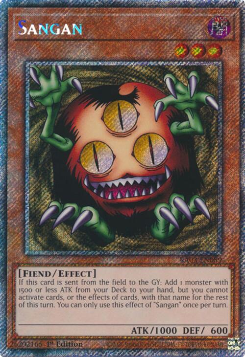 Sangan (Platinum Secret Rare) [RA03-EN089] Platinum Secret Rare Yu-Gi-Oh!