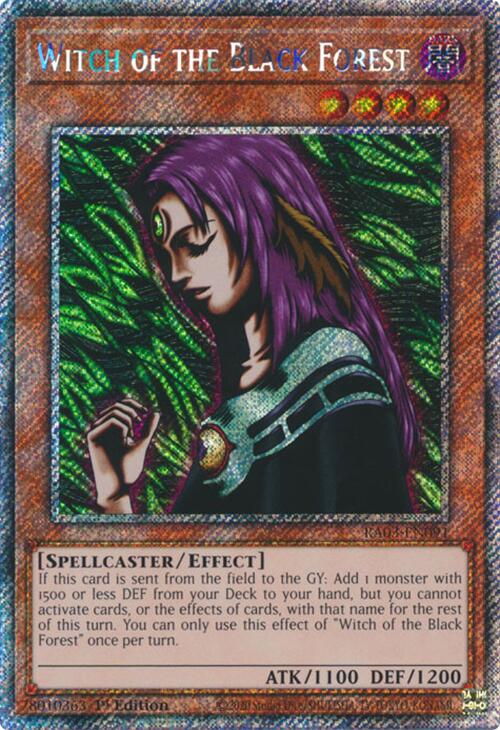 Witch of the Black Forest (Platinum Secret Rare) [RA03-EN091] Platinum Secret Rare Yu-Gi-Oh!