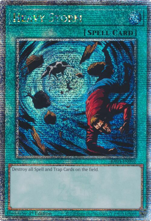 Heavy Storm (Quarter Century Secret Rare) [RA03-EN092] Quarter Century Secret Rare Yu-Gi-Oh!