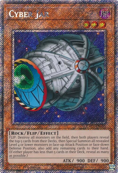 Cyber Jar (Platinum Secret Rare) [RA03-EN095] Platinum Secret Rare Yu-Gi-Oh!