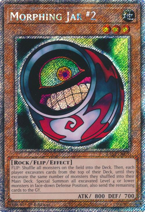 Morphing Jar #2 (Platinum Secret Rare) [RA03-EN100] Platinum Secret Rare Yu-Gi-Oh!