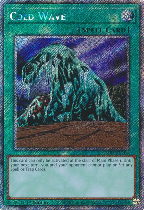 Cold Wave (Platinum Secret Rare) [RA03-EN104] Platinum Secret Rare Yu-Gi-Oh!