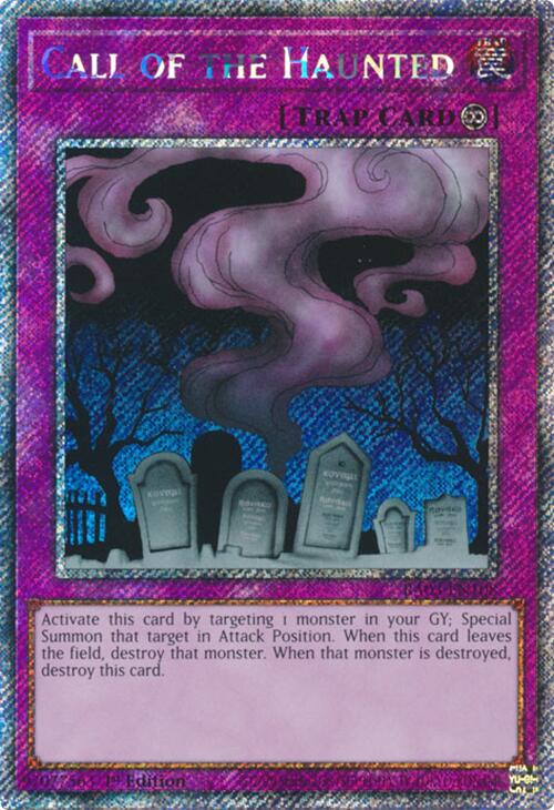 Call of the Haunted (Platinum Secret Rare) [RA03-EN108] Platinum Secret Rare Yu-Gi-Oh!