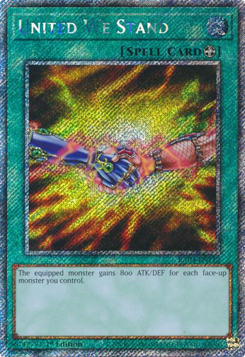 United We Stand (Platinum Secret Rare) [RA03-EN112] Platinum Secret Rare Yu-Gi-Oh!