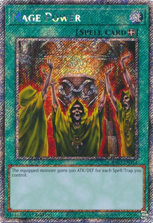 Mage Power (Platinum Secret Rare) [RA03-EN113] Platinum Secret Rare Yu-Gi-Oh!