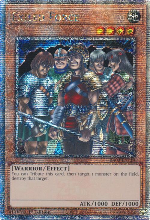 Exiled Force (Quarter Century Secret Rare) [RA03-EN119] Quarter Century Secret Rare Yu-Gi-Oh!