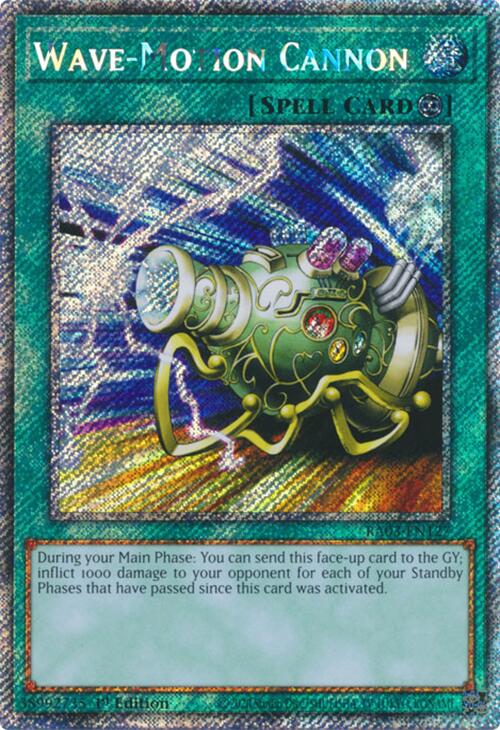 Wave-Motion Cannon (Platinum Secret Rare) [RA03-EN127] Platinum Secret Rare Yu-Gi-Oh!