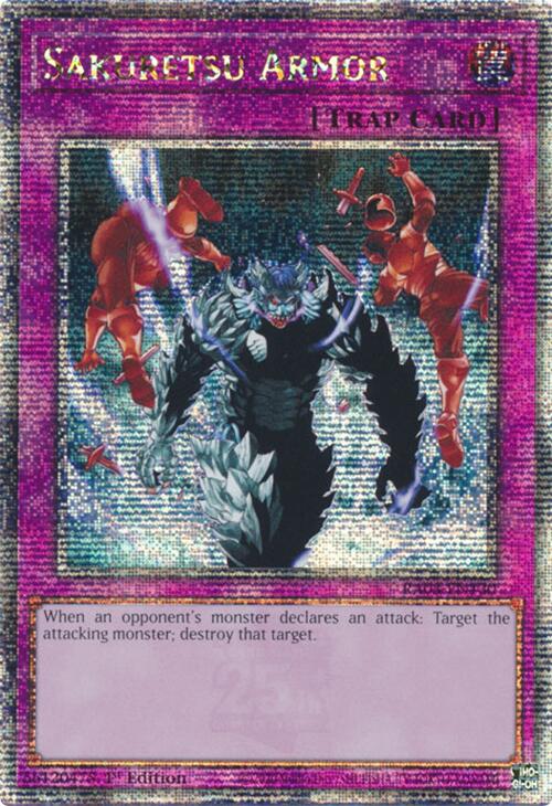 Sakuretsu Armor (Quarter Century Secret Rare) [RA03-EN130] Quarter Century Secret Rare Yu-Gi-Oh!