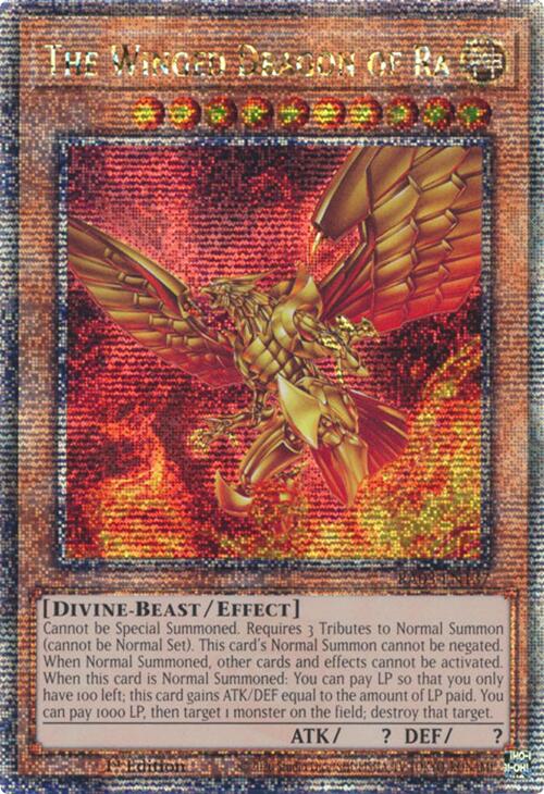 The Winged Dragon of Ra (Quarter Century Secret Rare) [RA03-EN137] Quarter Century Secret Rare Yu-Gi-Oh!