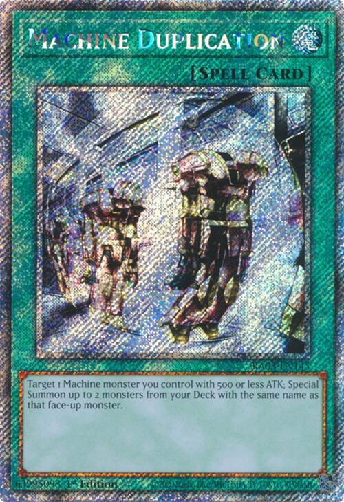 Machine Duplication (Platinum Secret Rare) [RA03-EN145] Platinum Secret Rare Yu-Gi-Oh!