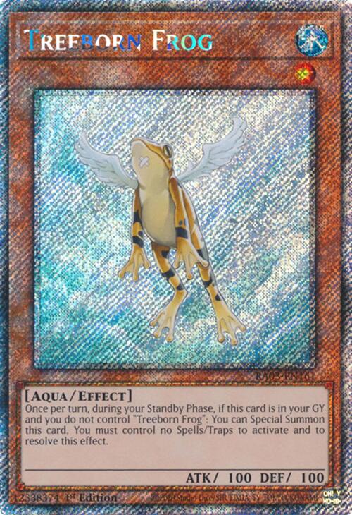 Treeborn Frog (Platinum Secret Rare) [RA03-EN161] Platinum Secret Rare Yu-Gi-Oh!