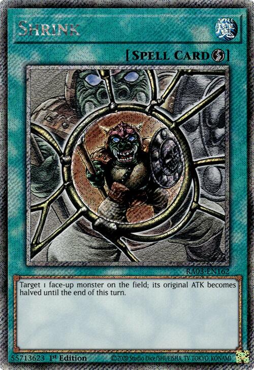 Shrink (Platinum Secret Rare) [RA03-EN162] Platinum Secret Rare Yu-Gi-Oh!