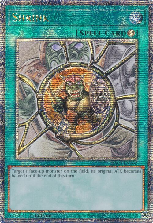 Shrink (Quarter Century Secret Rare) [RA03-EN162] Quarter Century Secret Rare Yu-Gi-Oh!