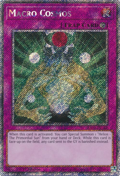 Macro Cosmos (Platinum Secret Rare) [RA03-EN164] Platinum Secret Rare Yu-Gi-Oh!