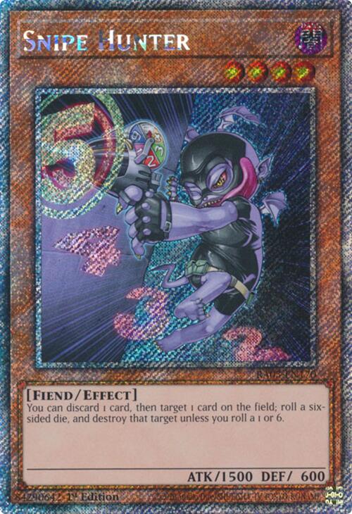 Snipe Hunter (Platinum Secret Rare) [RA03-EN170] Platinum Secret Rare Yu-Gi-Oh!